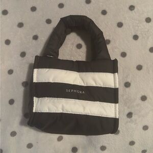 Sephora mini puffer tote